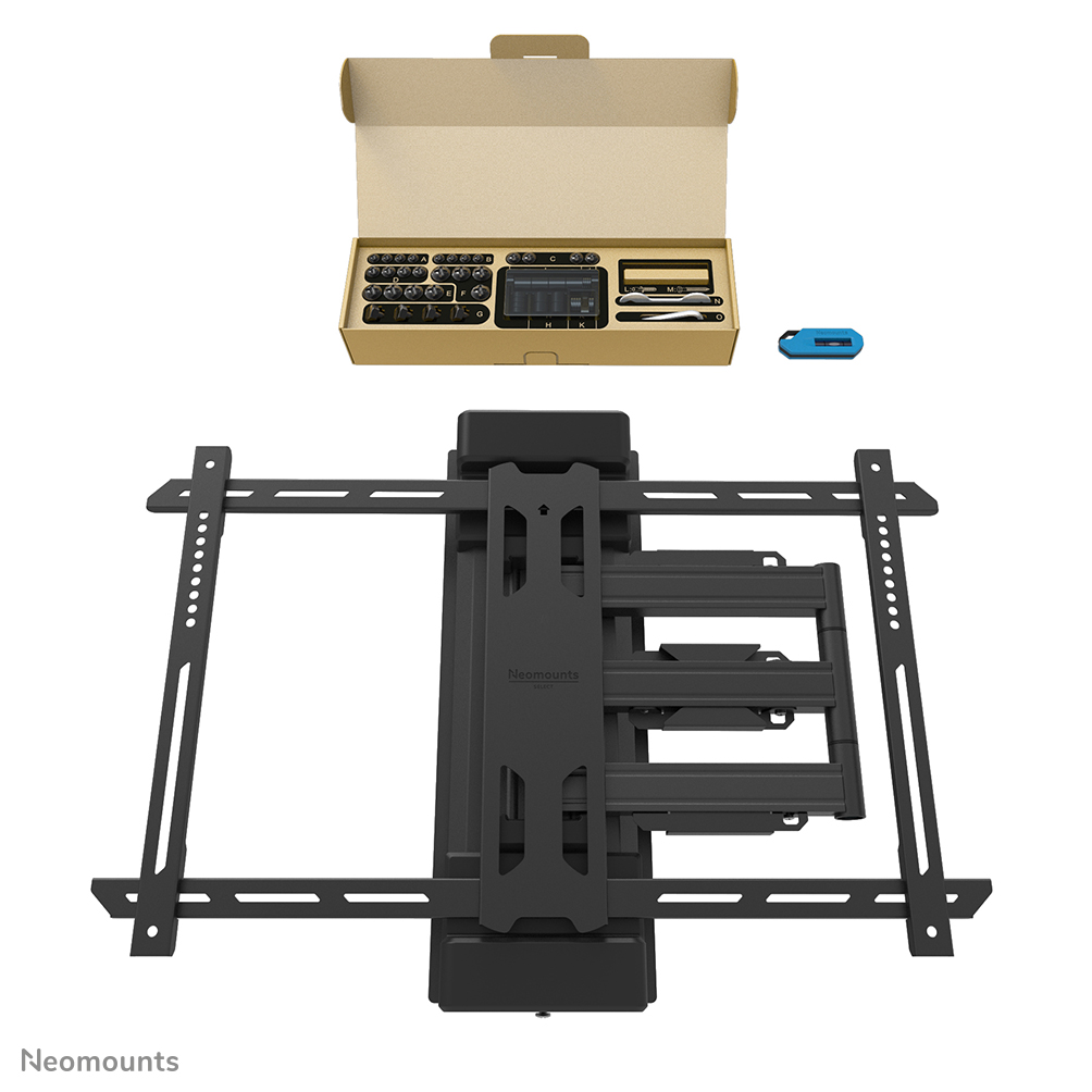 Neomounts WL40S-910BL16 Supporto TV per colonna 40-70" - mobilità completa - diam. 25-100 cm